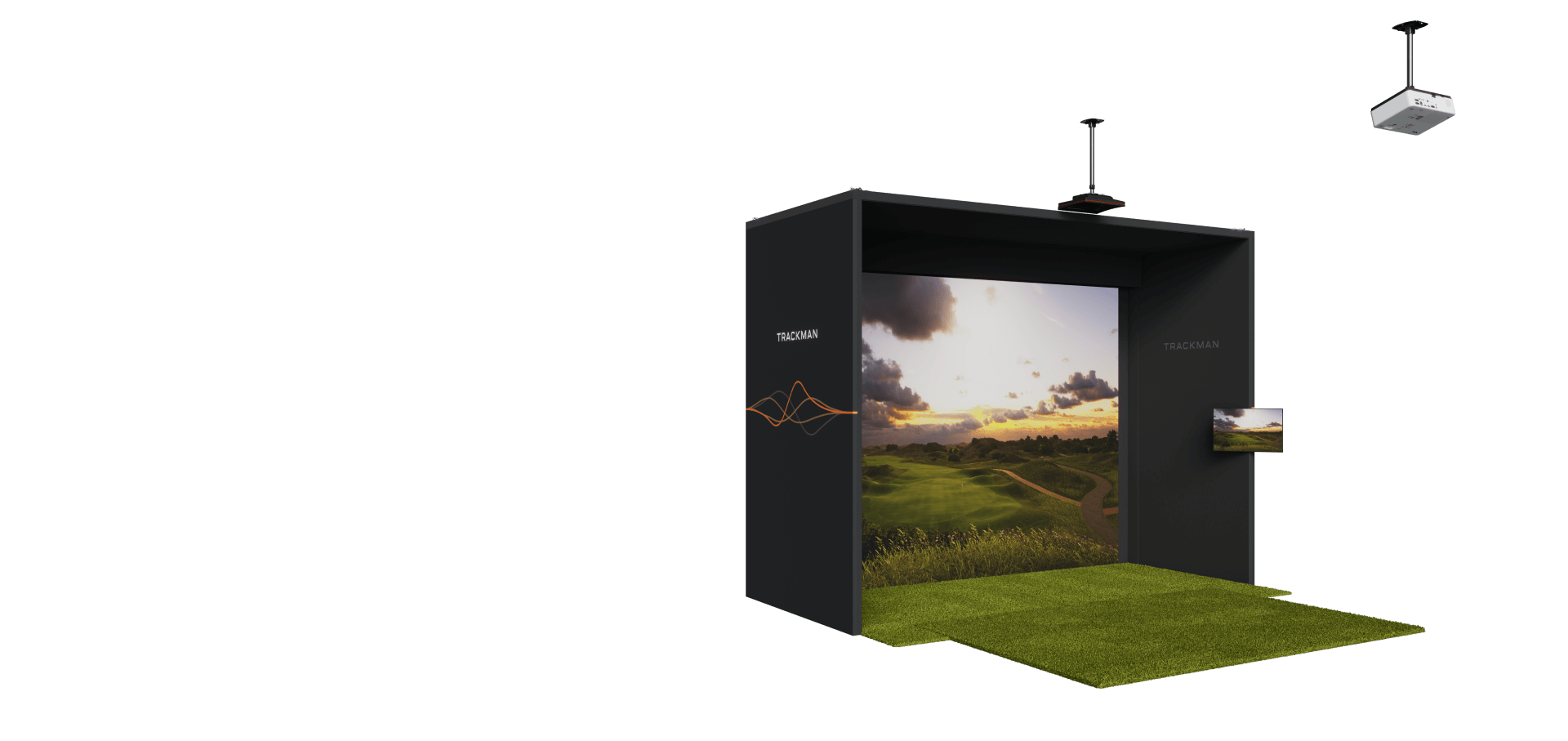 DIY_simulator_build-out_trackman_golf